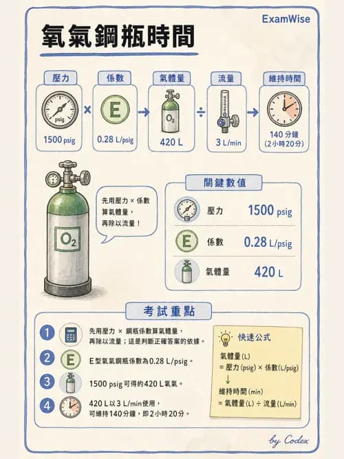 呼吸治療師 - 醫療氣體製造與儲存 - AI 圖文解析預覽