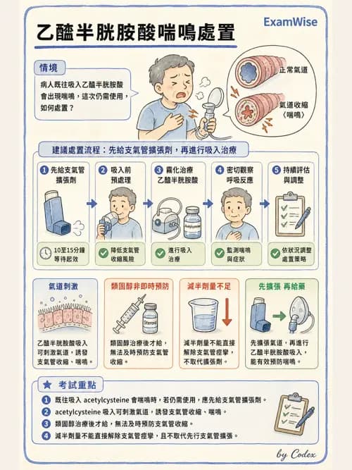 呼吸治療師 - 吸入性藥物噴霧設備 - AI 圖文解析預覽
