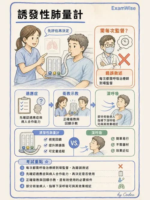 呼吸治療師 - 胸部擴張與物理治療設備 - AI 圖文解析預覽