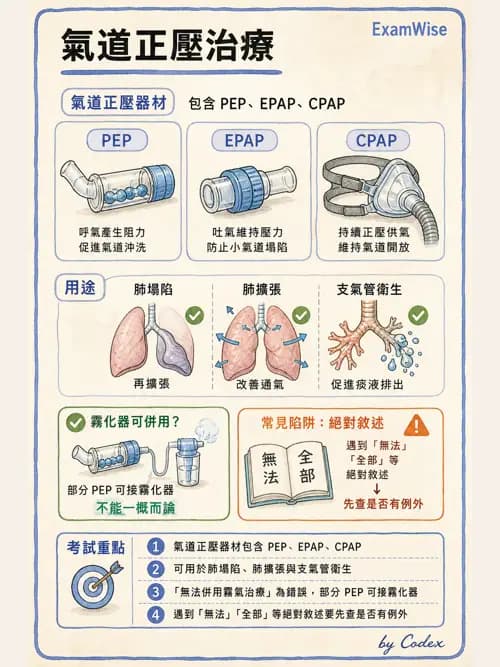 呼吸治療師 - 胸部擴張與物理治療設備 - AI 圖文解析預覽