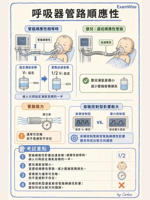 呼吸治療師 - 呼吸器設計與通氣模式 - AI 圖文解析預覽
