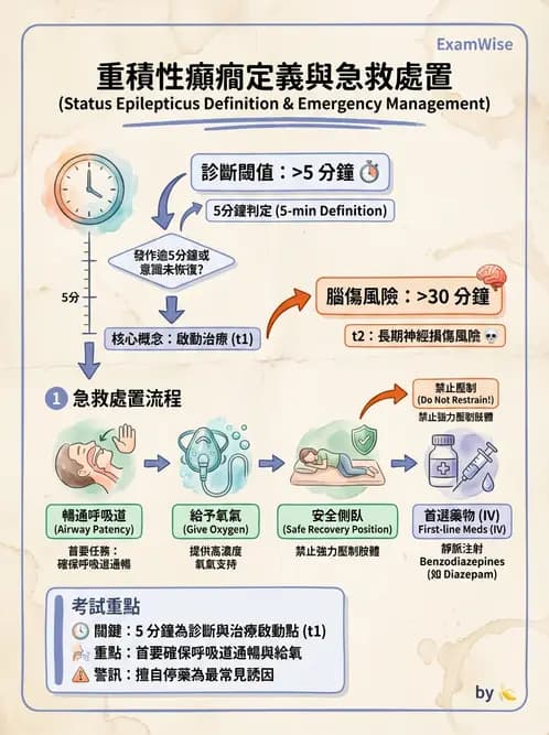 護理師 - 神經退化疾病與癲癇 - AI 圖文解析預覽