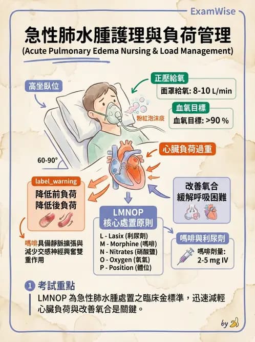 護理師 - 心臟衰竭與心律不整 - AI 圖文解析預覽