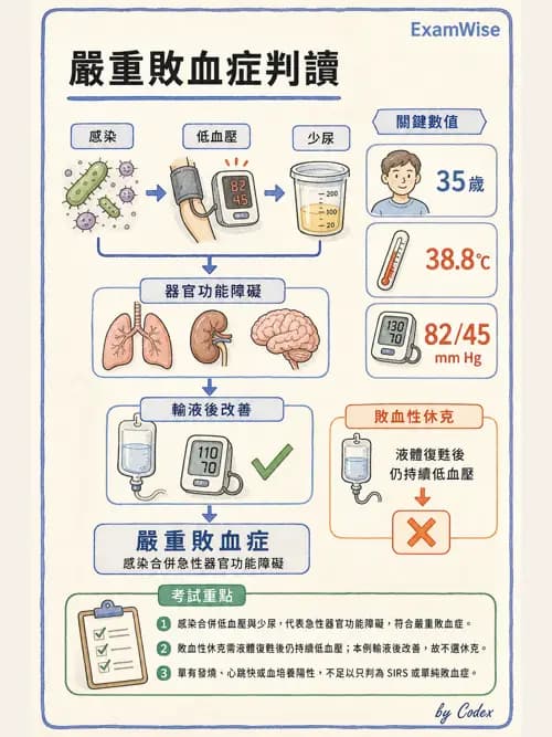 呼吸治療師 - 休克、敗血症與多器官衰竭 - AI 圖文解析預覽