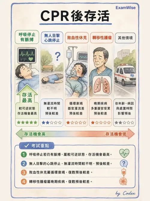 呼吸治療師 - 術後與其他呼吸重症 - AI 圖文解析預覽