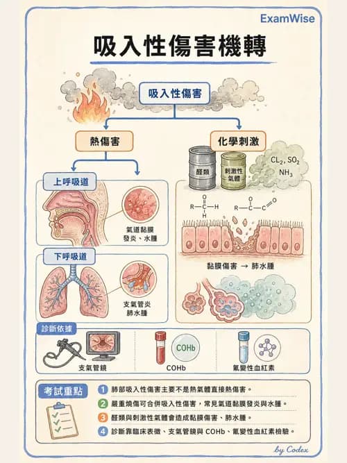 呼吸治療師 - 術後與其他呼吸重症 - AI 圖文解析預覽