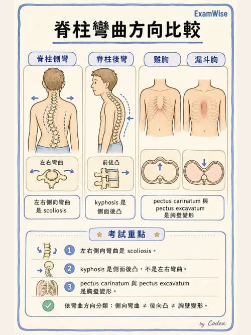 呼吸治療師 - 外力傷害與胸廓病變 - AI 圖文解析預覽