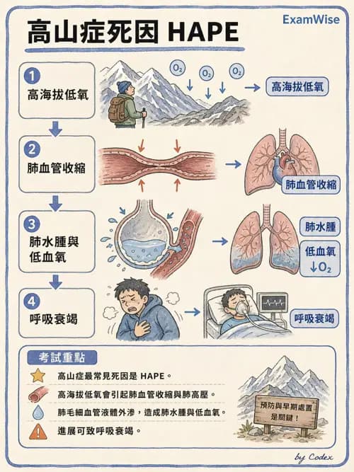 呼吸治療師 - 外力傷害與胸廓病變 - AI 圖文解析預覽