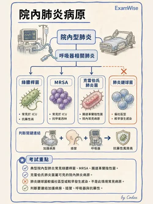 呼吸治療師 - 感染性肺疾 - AI 圖文解析預覽