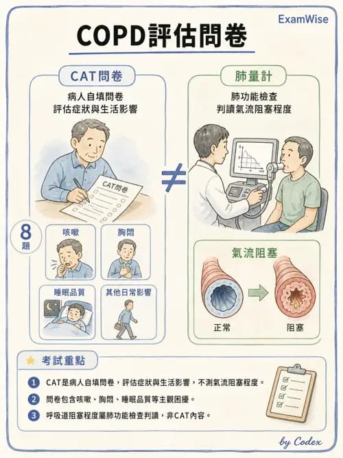 呼吸治療師 - 慢性氣道疾病 - AI 圖文解析預覽