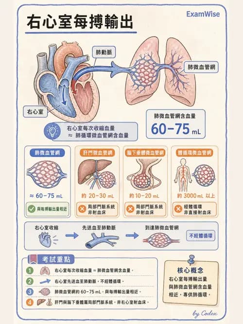 呼吸治療師 - 心臟與循環解剖 - AI 圖文解析預覽