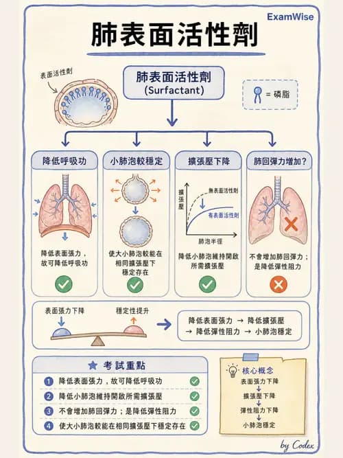 呼吸治療師 - 通氣、呼吸力學與控制 - AI 圖文解析預覽