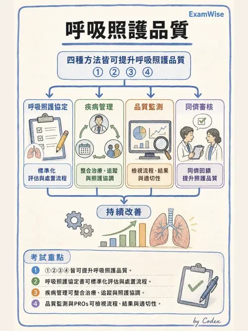 呼吸治療師 - 呼吸治療臨床作業與身體評估 - AI 圖文解析預覽
