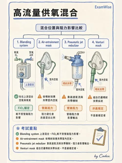 呼吸治療師 - 氣體輸送系統與氧氣治療 - AI 圖文解析預覽