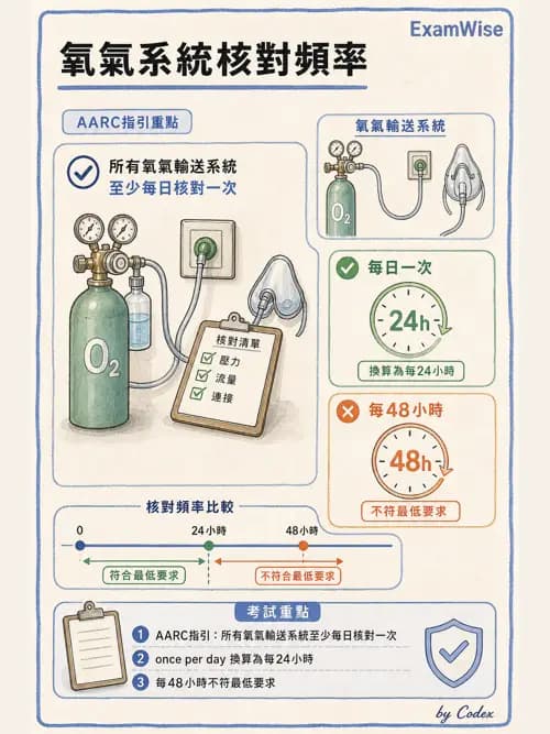 呼吸治療師 - 氣體輸送系統與氧氣治療 - AI 圖文解析預覽