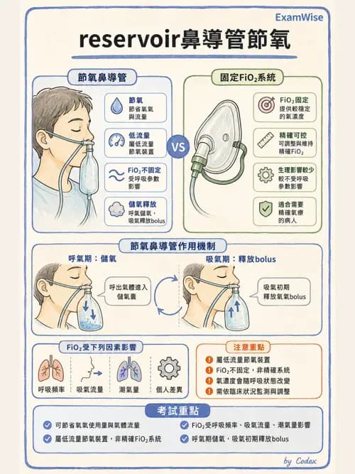 呼吸治療師 - 氣體輸送系統與氧氣治療 - AI 圖文解析預覽