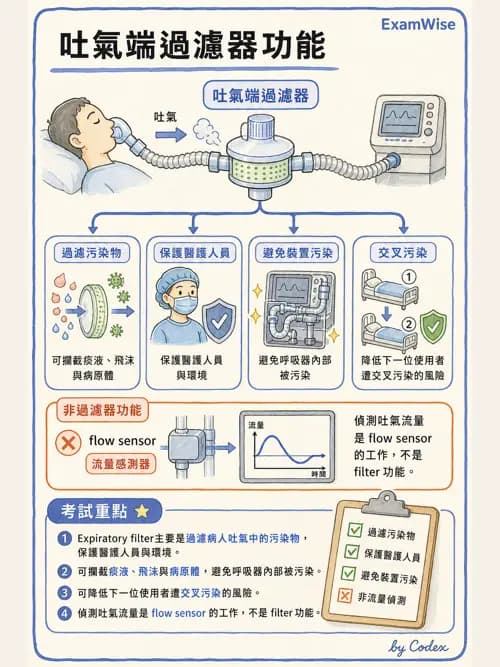 呼吸治療師 - 呼吸器設計與通氣模式 - AI 圖文解析預覽