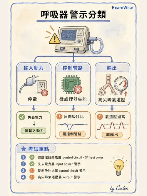 呼吸治療師 - 呼吸器圖形判讀與故障排除 - AI 圖文解析預覽