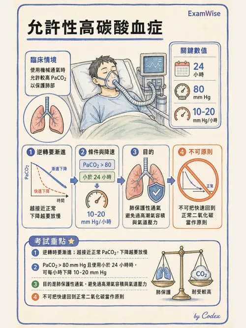 呼吸治療師 - 臨床設定、參數調整與脫離 - AI 圖文解析預覽