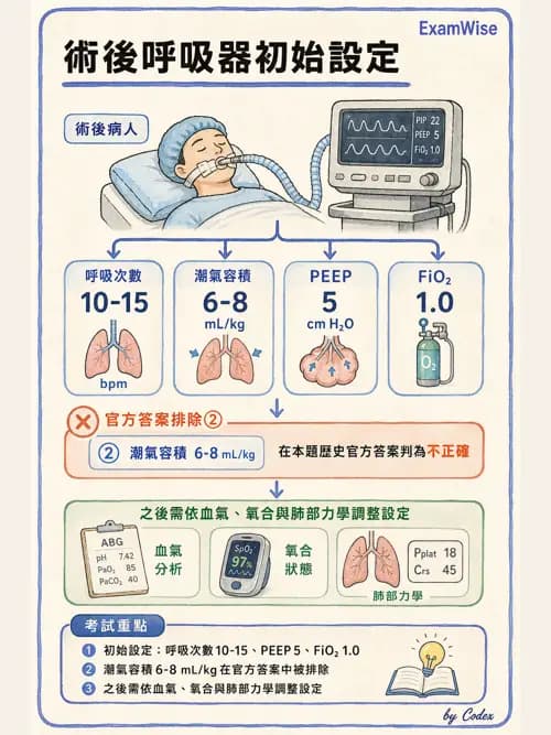 呼吸治療師 - 臨床設定、參數調整與脫離 - AI 圖文解析預覽