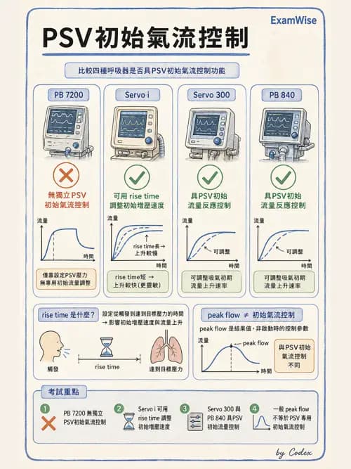 呼吸治療師 - 呼吸器設計與通氣模式 - AI 圖文解析預覽