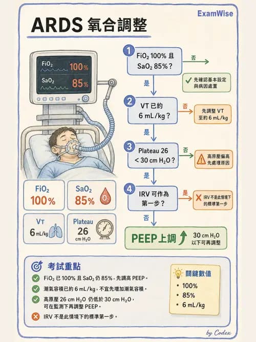 呼吸治療師 - 臨床設定、參數調整與脫離 - AI 圖文解析預覽