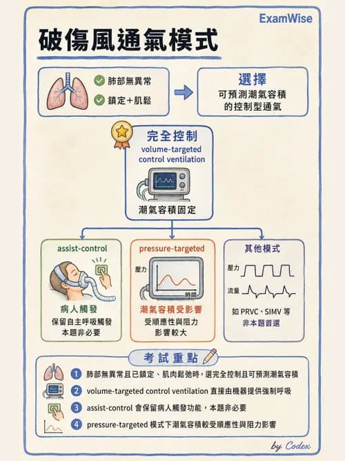 呼吸治療師 - 臨床設定、參數調整與脫離 - AI 圖文解析預覽