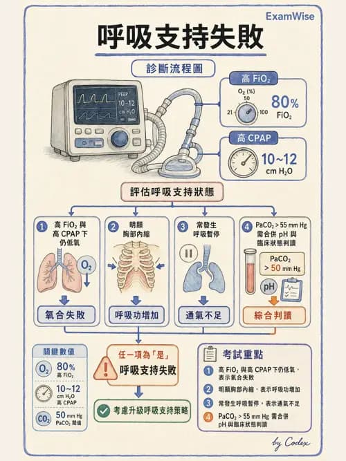 呼吸治療師 - 小兒呼吸器支持 - AI 圖文解析預覽
