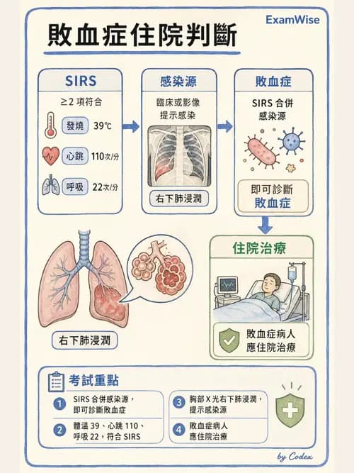 呼吸治療師 - 休克、敗血症與多器官衰竭 - AI 圖文解析預覽