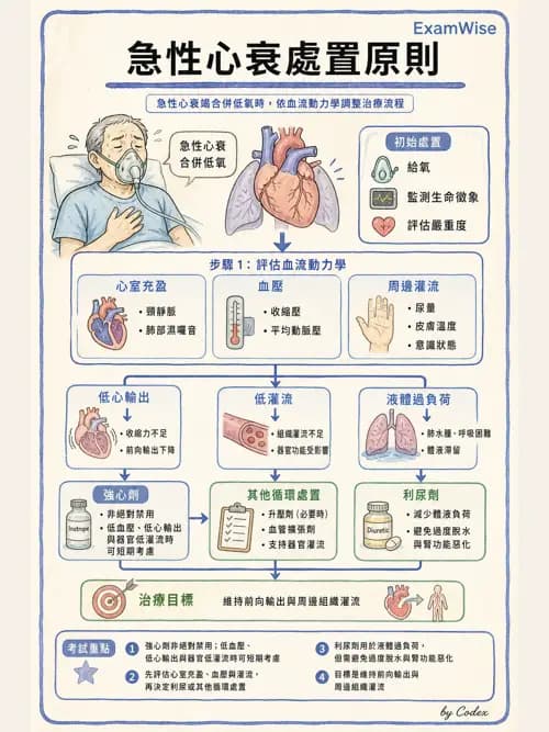 呼吸治療師 - 心臟疾病與COPD重症 - AI 圖文解析預覽