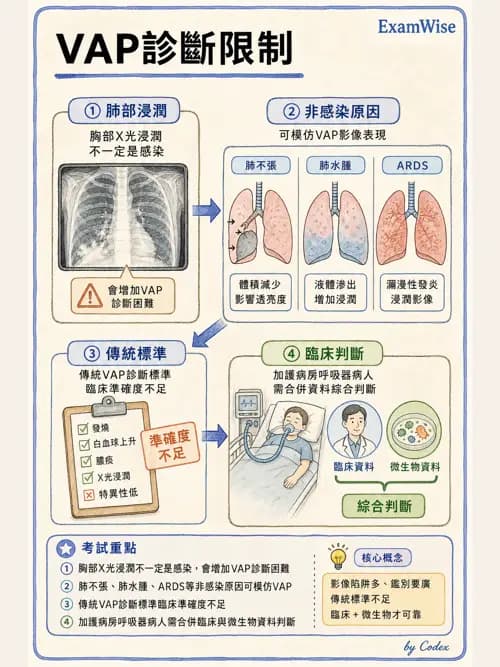 呼吸治療師 - 呼吸器併發症與感染 - AI 圖文解析預覽