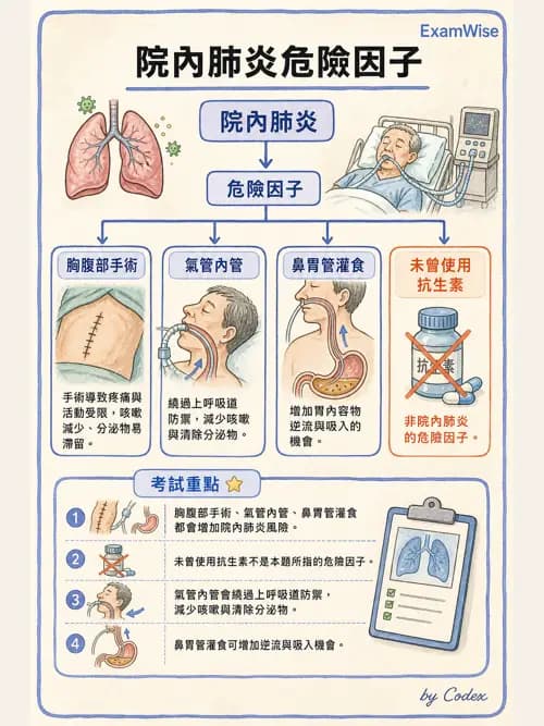 呼吸治療師 - 感染性肺疾 - AI 圖文解析預覽