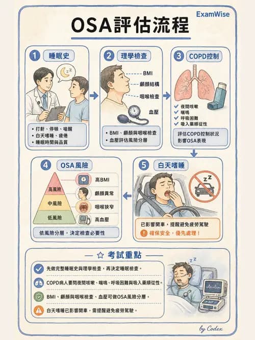 呼吸治療師 - 睡眠相關呼吸障礙 - AI 圖文解析預覽