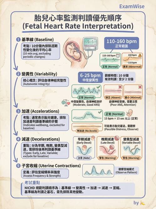 護理師 - 分娩過程與產科急症 - AI 圖文解析預覽