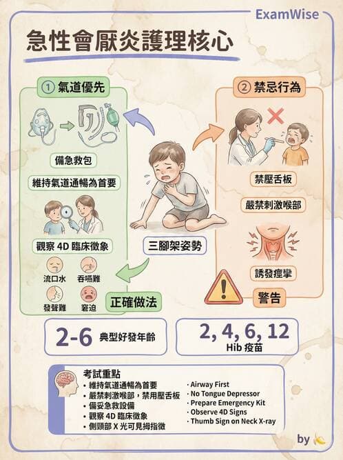 護理師 - 兒童呼吸系統疾病 - AI 圖文解析預覽