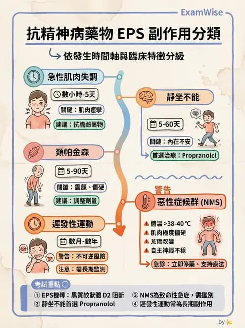 護理師 - 精神科藥物與生物治療 - AI 圖文解析預覽