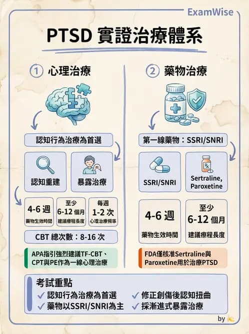 護理師 - 焦慮症與壓力相關障礙 - AI 圖文解析預覽