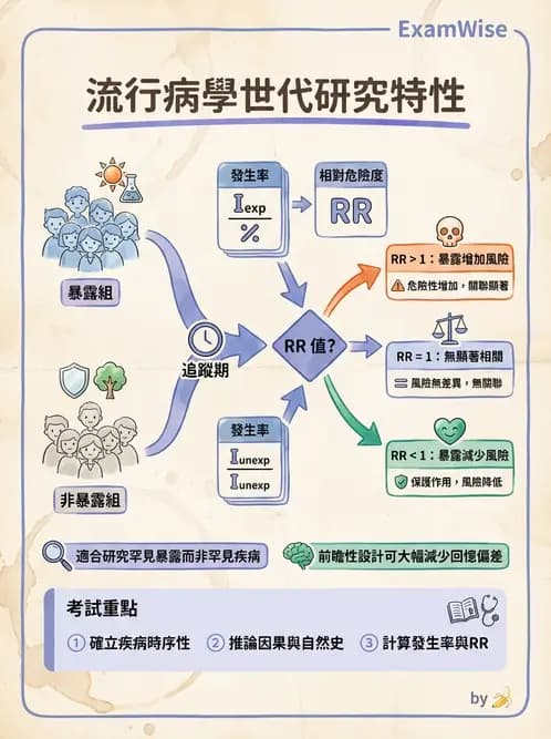 護理師 - 流行病學研究方法 - AI 圖文解析預覽