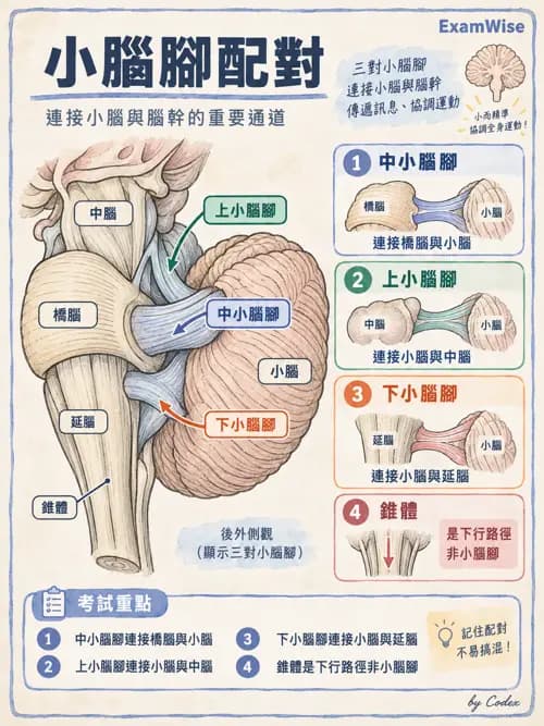 職治 - 中樞神經解剖 - AI 圖文解析預覽