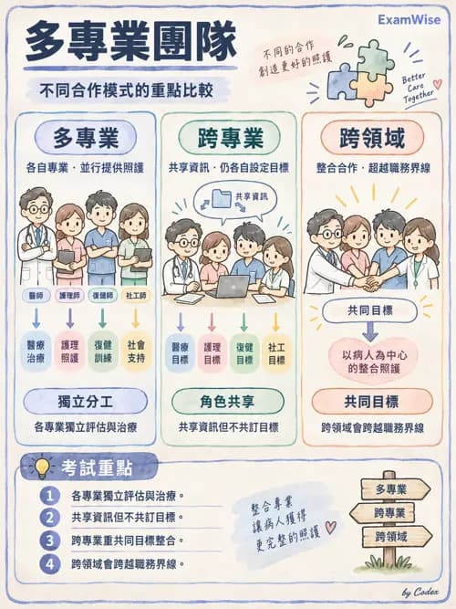 職治 - 服務場域與健康促進 - AI 圖文解析預覽