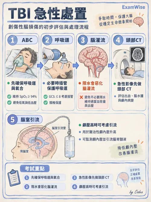 職治 - 腦中風與腦外傷 - AI 圖文解析預覽