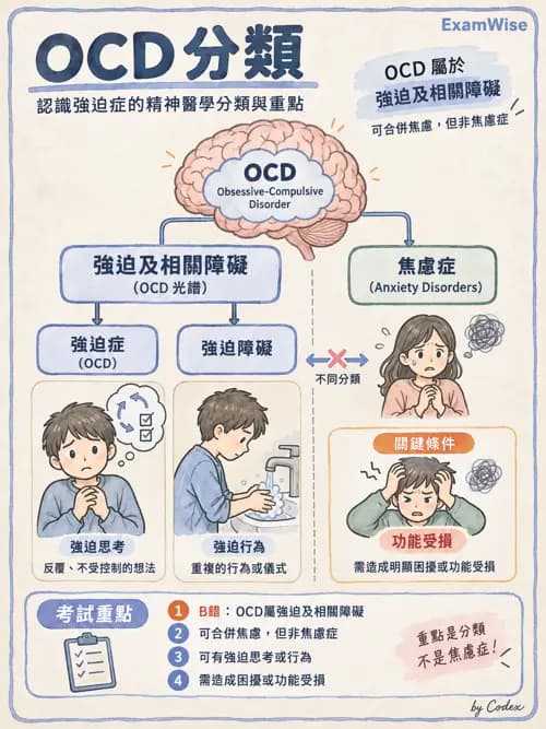 職治 - 焦慮、人格與其他精神疾患 - AI 圖文解析預覽