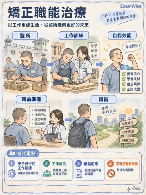 職治 - 物質使用、司法與特殊族群 - AI 圖文解析預覽