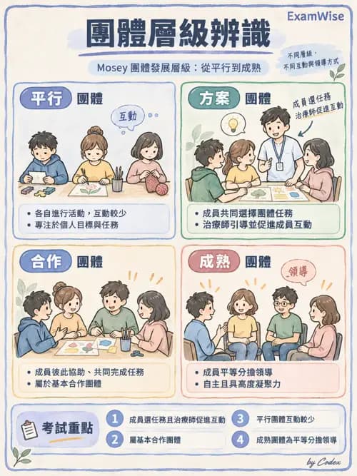 職治 - 團體治療 - AI 圖文解析預覽