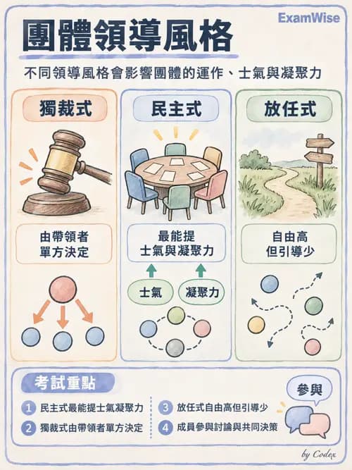 職治 - 團體發展與領導 - AI 圖文解析預覽