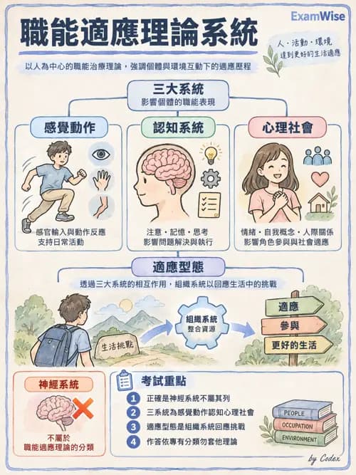 職治 - 參考架構、理論與臨床推理 - AI 圖文解析預覽