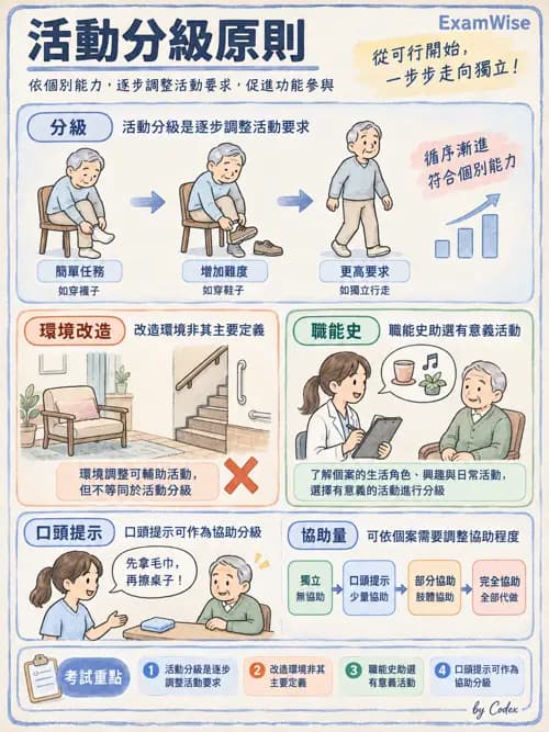 職治 - 活動分級與調適 - AI 圖文解析預覽