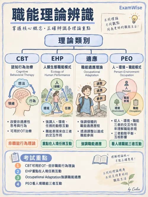 職治 - 參考架構、理論與臨床推理 - AI 圖文解析預覽