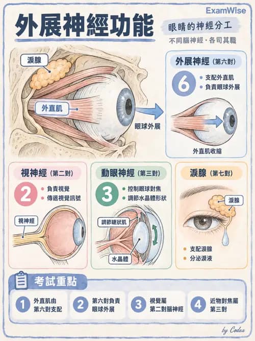 職治 - 腦神經與自主神經解剖 - AI 圖文解析預覽