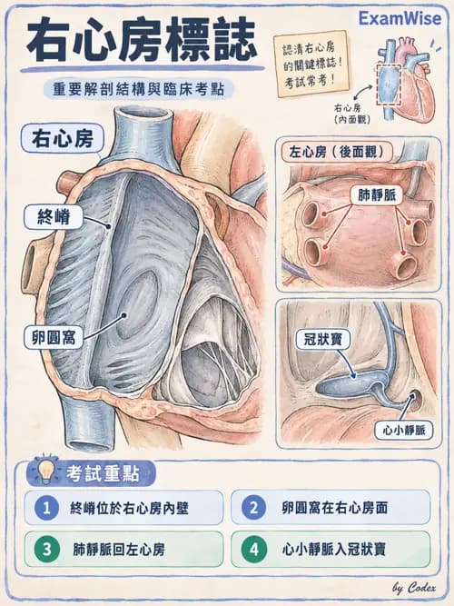 職治 - 心肺與血管解剖 - AI 圖文解析預覽